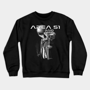 Alien Martini Toast Crewneck Sweatshirt